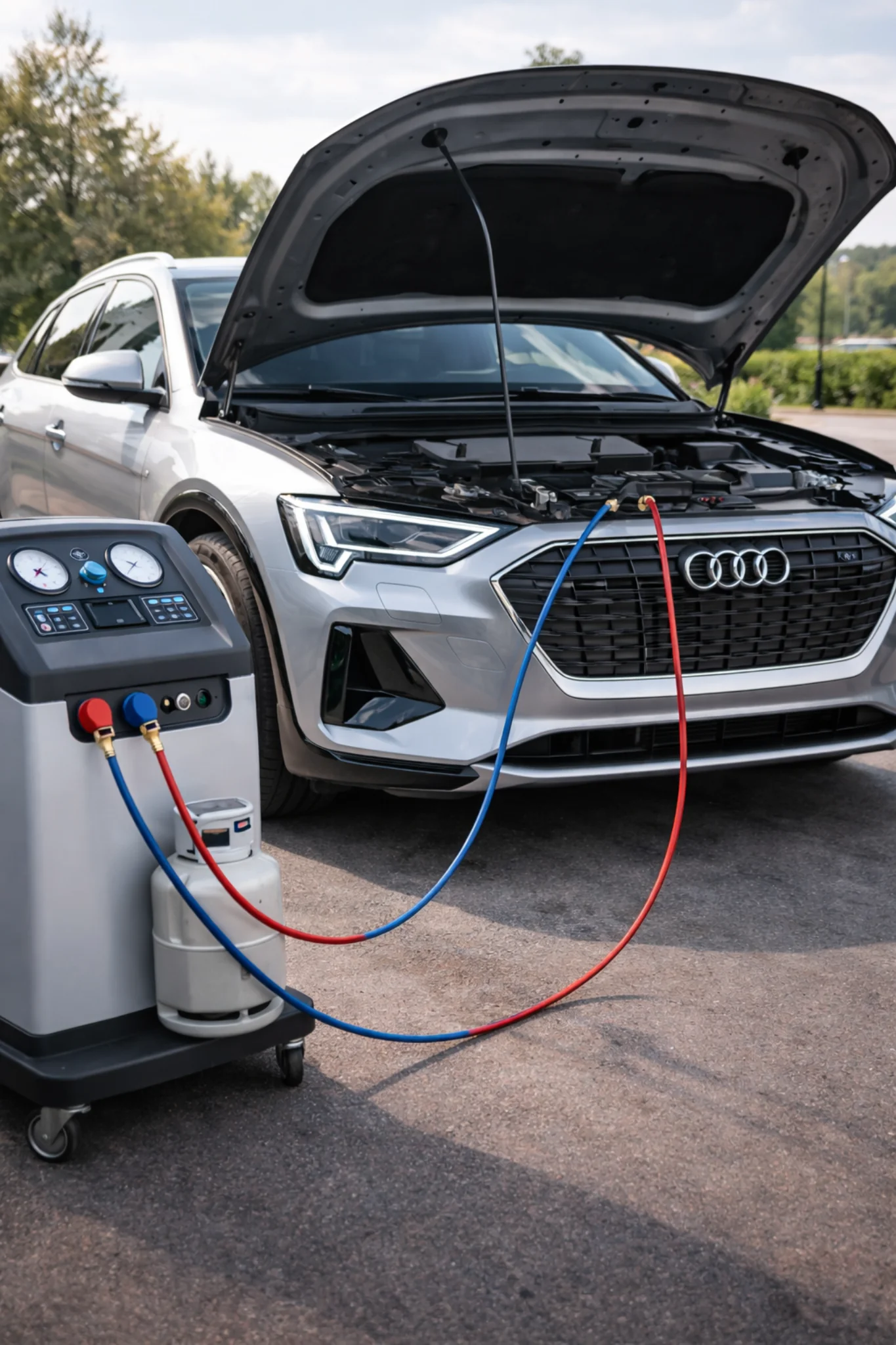 Ремонт и заправка кондиционера Ауди в Киеве — One Garage