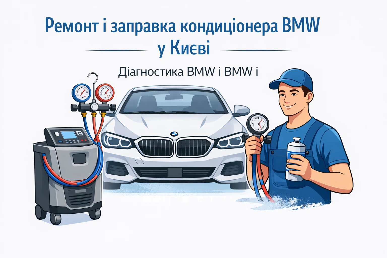 Диагностика кондиционера BMW