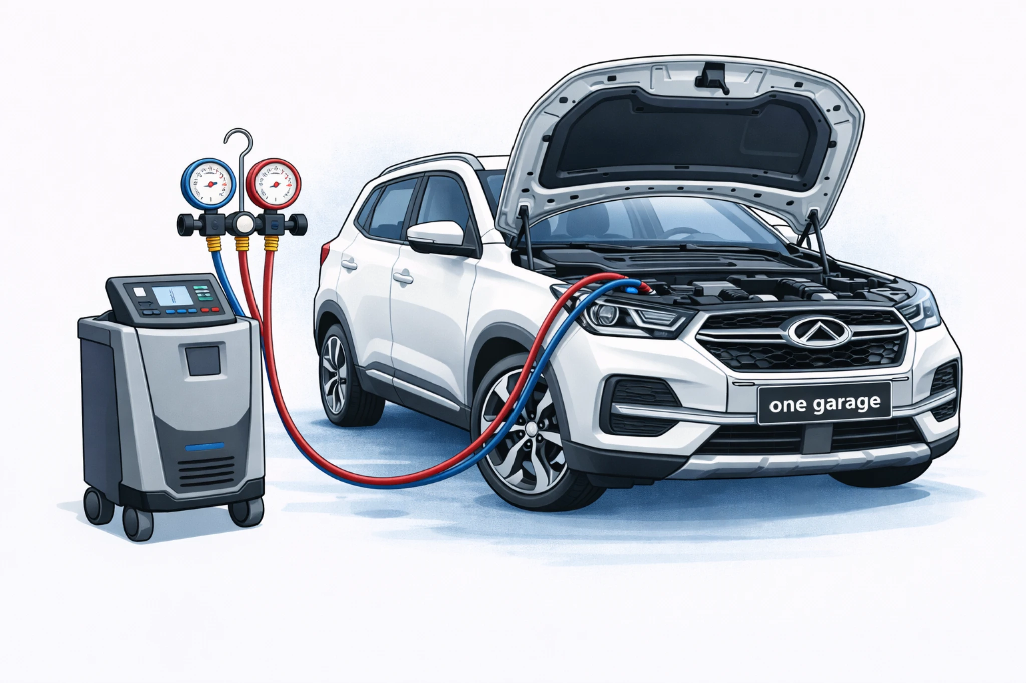Ремонт и заправка кондиционера Chery в Киеве — One Garage