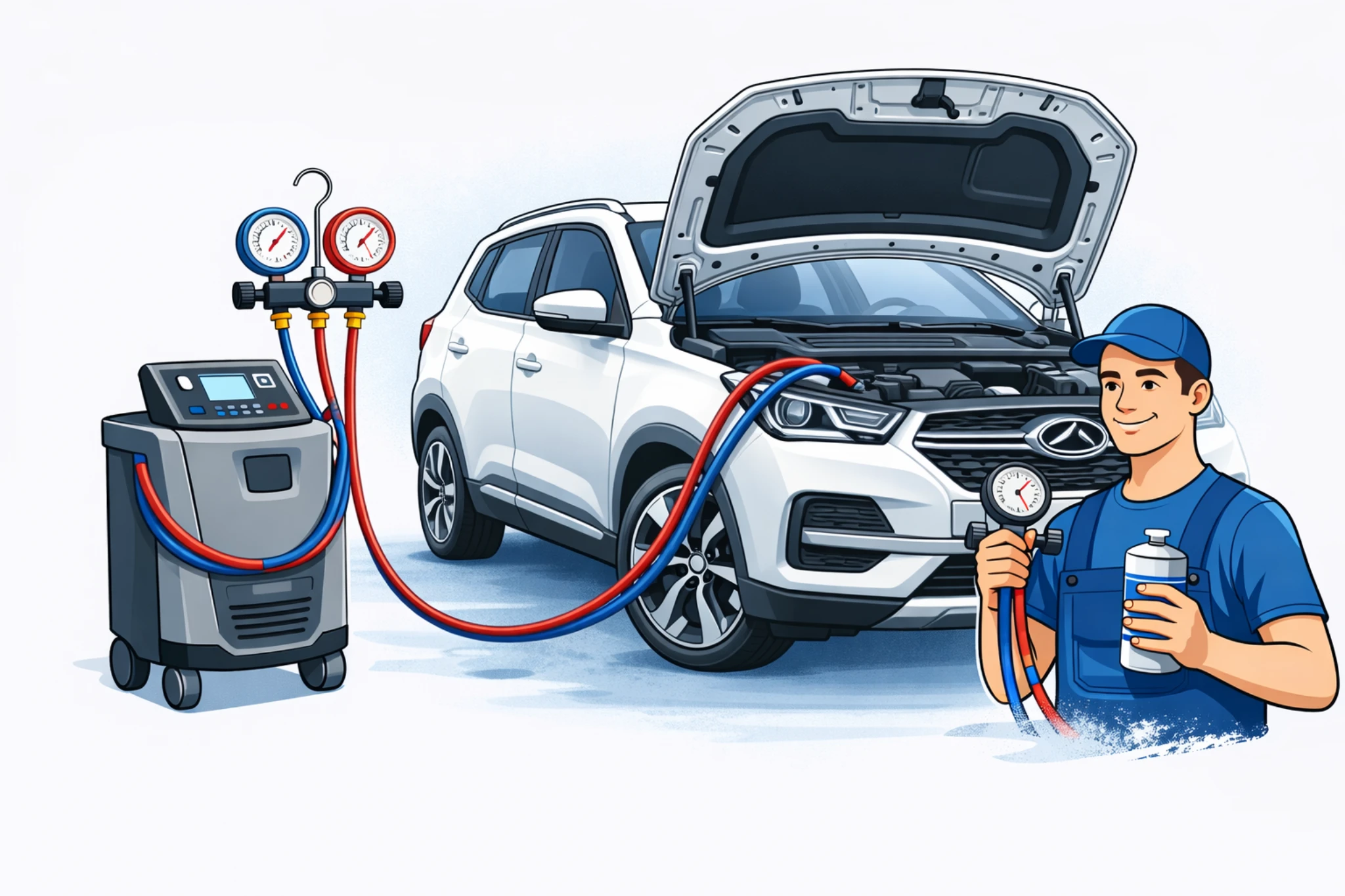 Диагностика кондиционера Chery