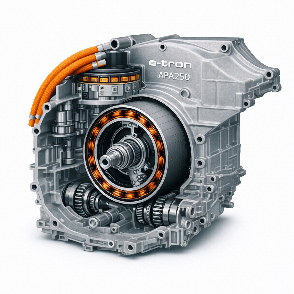 Audi e-tron APA250 front motor repair