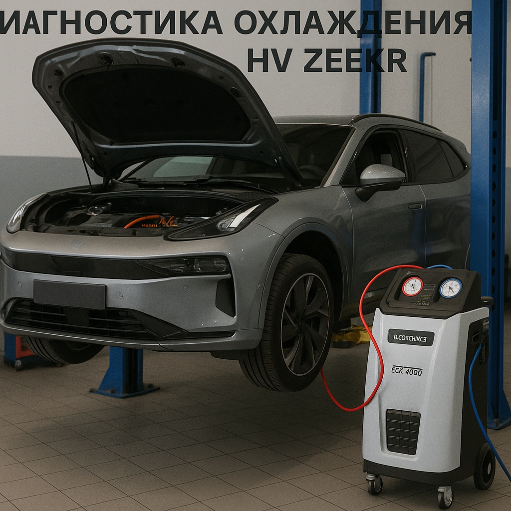 Діагностика охолодження HV Zeekr у Києві (One Garage)