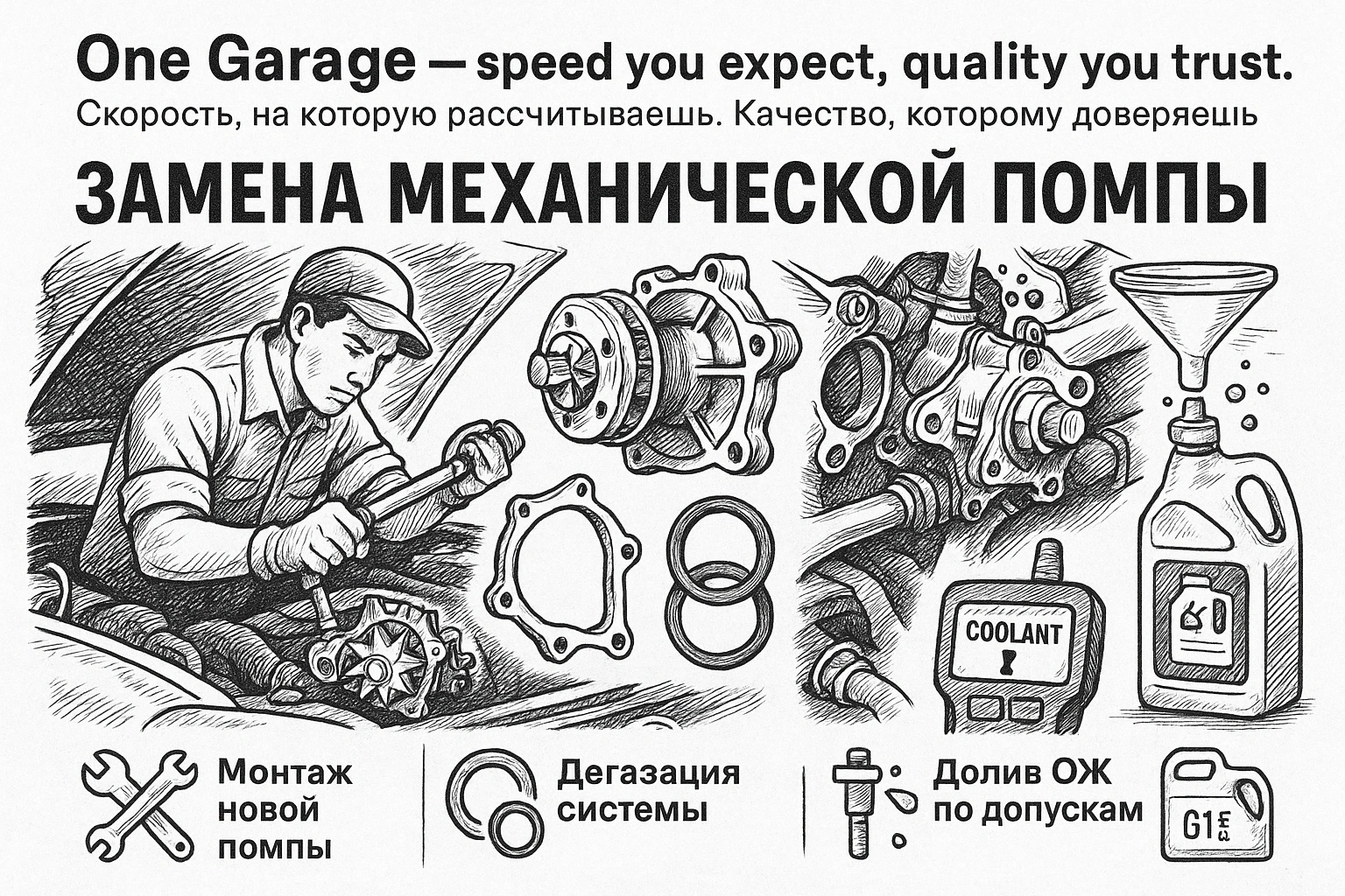 Заміна помпи