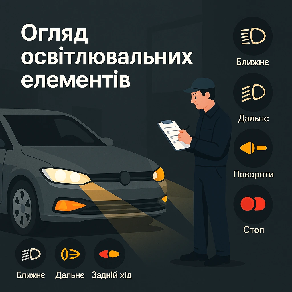 Огляд світлових приладів автомобіля: фари, ДХВ, стопи