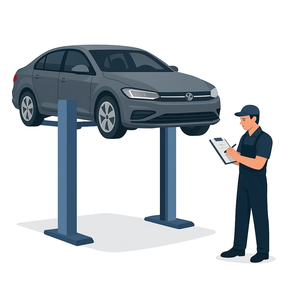 Діагностика авто перед купівлею на підйомнику