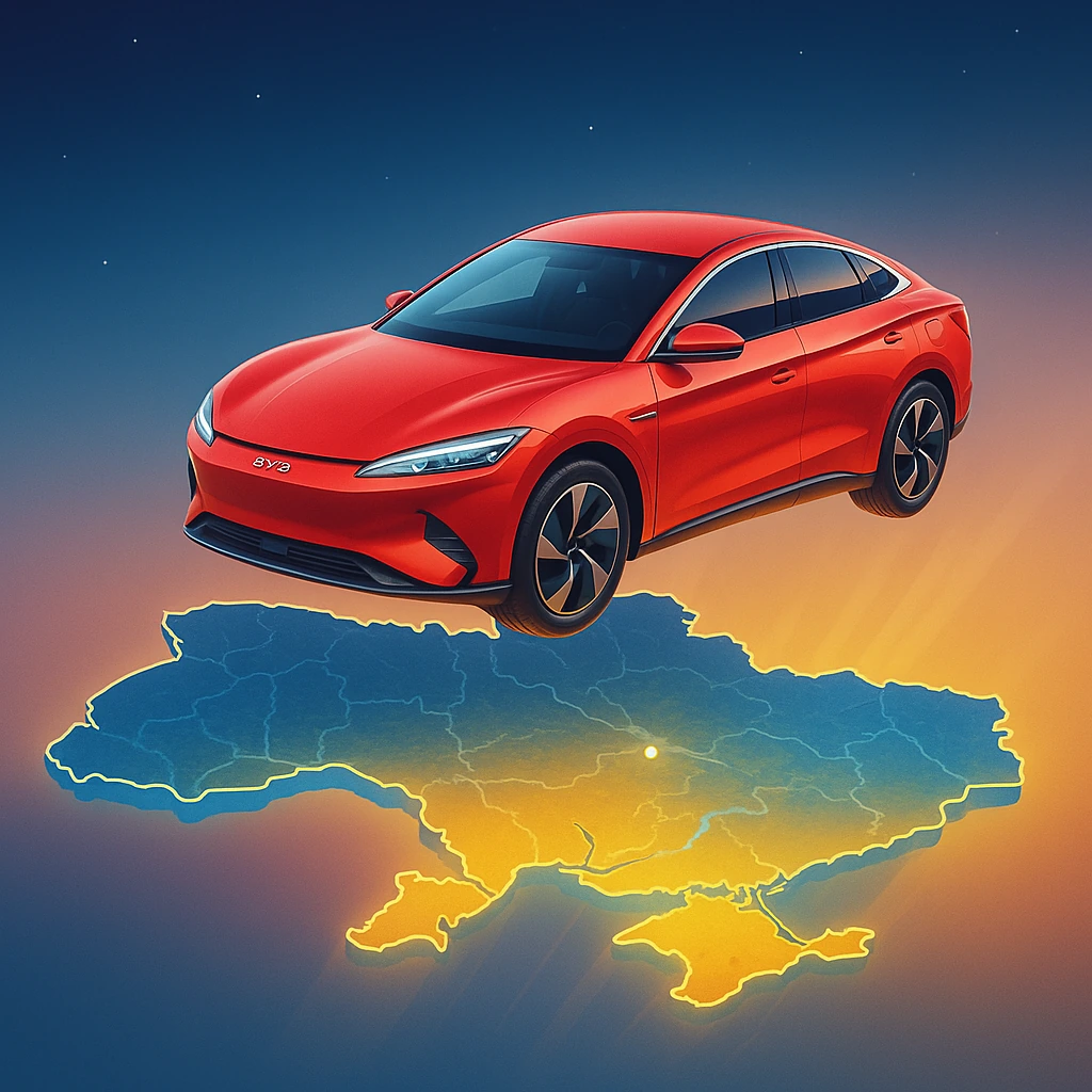 Заміна масла в редукторі електромобіля BYD на підйомнику