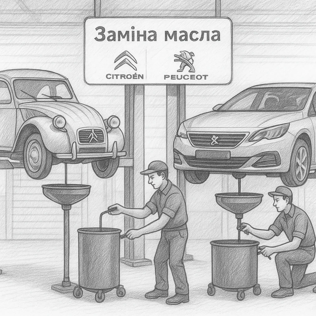 Заміна масла Citroen у Києві