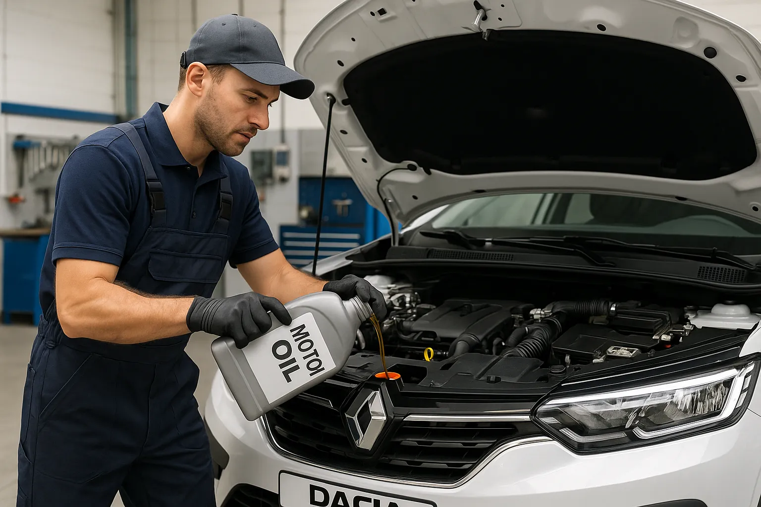 Заміна масла в двигунах Renault Dacia СТО Київ на Кільцевій