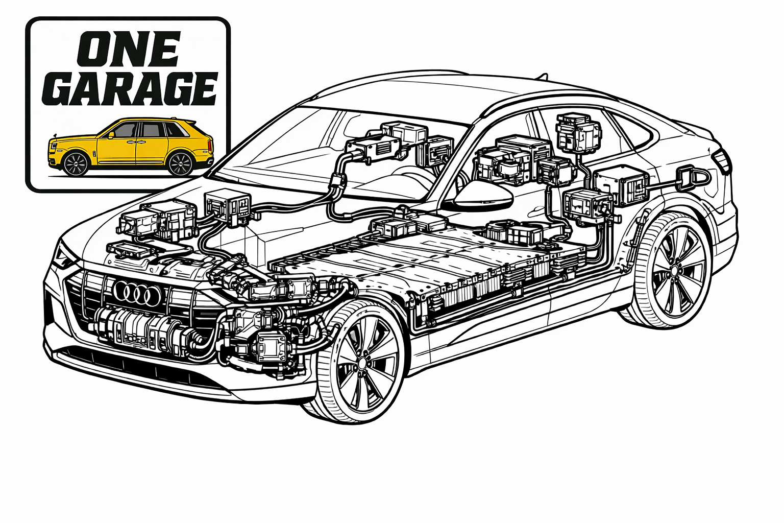 Діагностика електроніки Audi e-tron